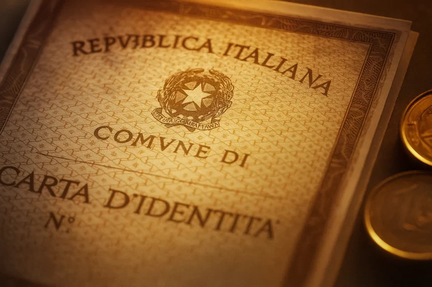 Carteira de identidade italiana em papel deixará de valer em 2026, veja como trocar
