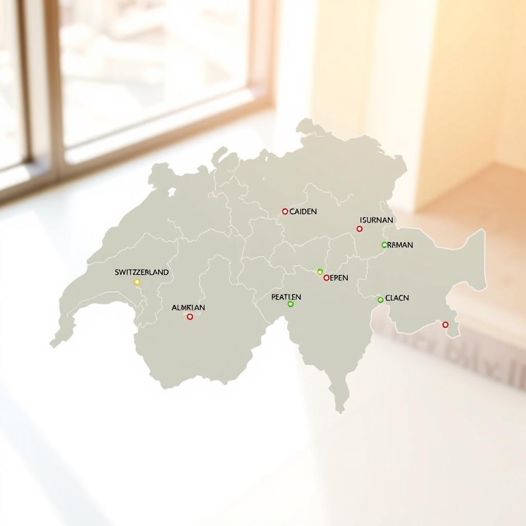 Mapa de custo de vida por cantão na Suíça – comparativo para brasileiros residentes